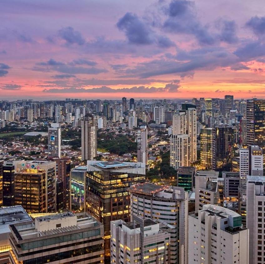 Brazil city skyline