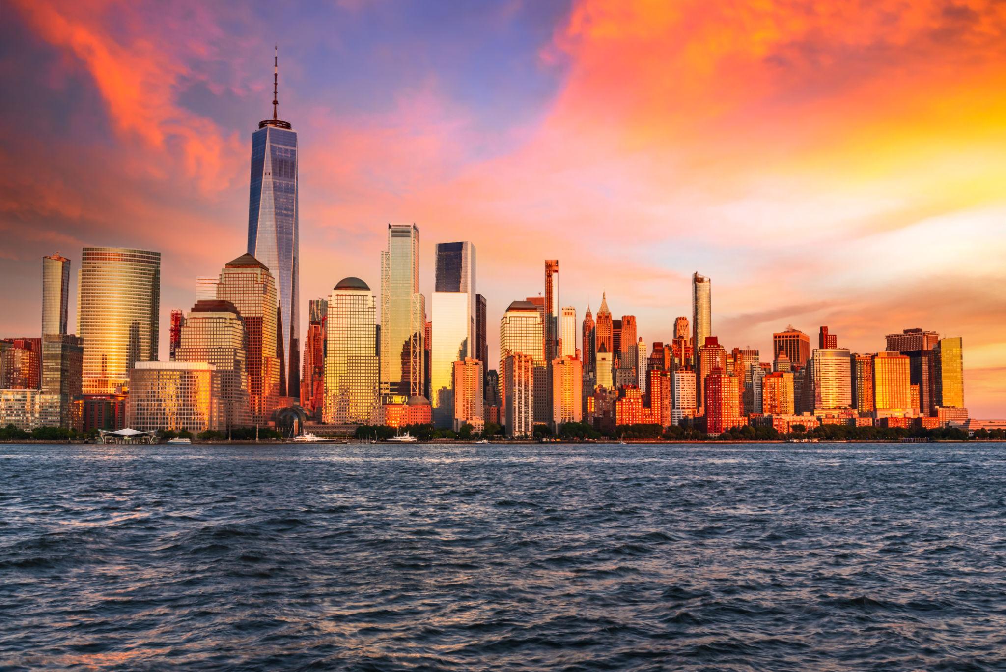 United States city skyline